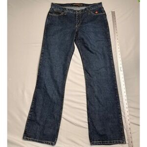 Wrangler FR Flame Resistant Jeans Womens 11x32 Dark Wash HRC2 2112 FRW10CH